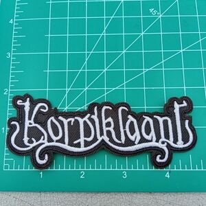 🆓 Free W/Purchase Korpiklaani Black and White Embroidered Patch